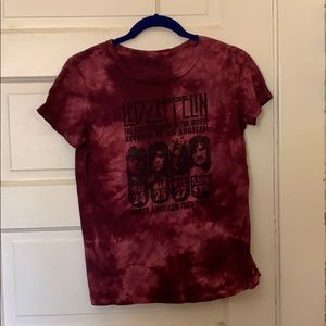 Led Zepplin tie-dye T-shirt